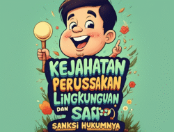 Kejahatan Perusakan Lingkungan dan Sanksi Hukumnya