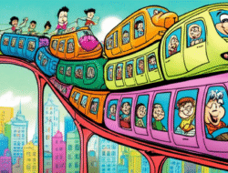 Perkembangan sistem transportasi umum di kota-kota besar