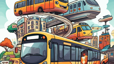 Perkembangan sistem transportasi umum di kota-kota besar