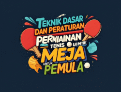 Teknik Dasar dan Peraturan Permainan Tenis Meja untuk Pemula