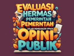 Evaluasi Peran Humas Pemerintah dalam Membangun Opini Publik