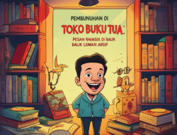 Pembunuhan di Toko Buku Tua: Pesan Rahasia di Balik Lemari Arsip