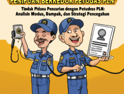 Tindak Pidana Pencurian dengan Modus Penipuan Berkedok Petugas PLN: Analisis Modus, Dampak, dan Strategi Pencegahan