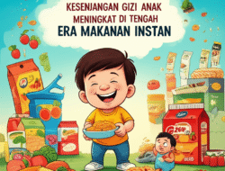 Kesenjangan Gizi Anak Meningkat di Tengah Era Makanan Instan