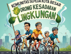Komunitas Sepeda Kota Besar Dorong Kesadaran Lingkungan