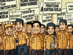 Pegawai Honorer Tolak Pemutusan Sepihak Kontrak Kerja