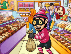 Perampokan di Toko Kue: Pelaku yang Beraksi Saat Toko Ramai