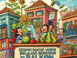 Semakin Banyak Warga Kota Belajar Berkebun di Balkon