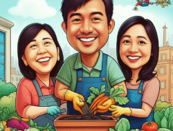 Semakin Banyak Warga Kota Belajar Berkebun di Balkon