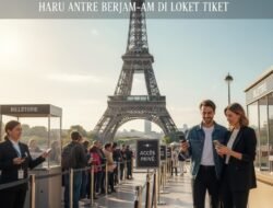 Cara Mengunjungi Menara Eiffel di Paris Tanpa Harus Antre Berjam-jam di Loket Tiket