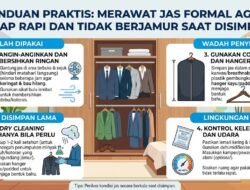 Cara Merawat Jas Formal Agar Tetap Rapi Dan Tidak Berjamur Saat Disimpan