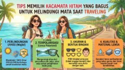 Tips Memilih Kacamata Hitam Yang Bagus Untuk Melindungi Mata Saat Traveling