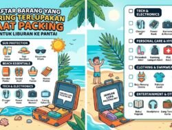 Daftar Barang Yang Sering Terlupakan Saat Packing Untuk Liburan Ke Pantai