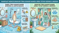 Manfaat Menggunakan Tirai Kamar Mandi Untuk Menjaga Area Tetap Kering Dan Bersih